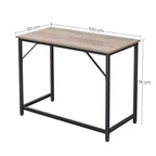 VASAGLE 39-Inch Computer Writing Desk, Home Office Small Study Workstation, Industrial Style PC Laptop Table, Steel Frame