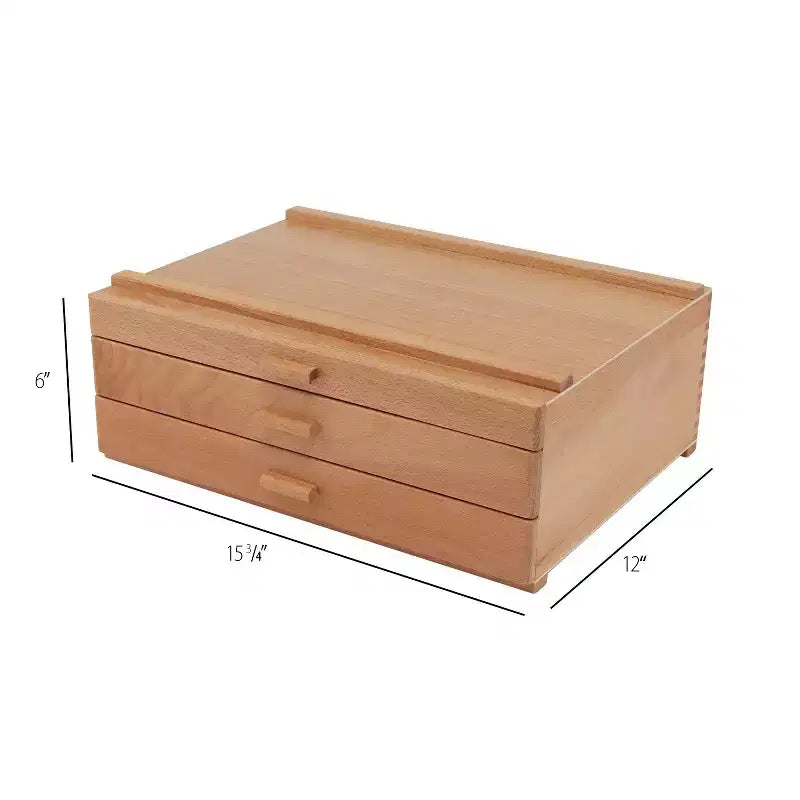 HG Art Concepts Artists Storage Chests - Premium Studio Organizer for Paint Tubes, Brushes, Pencils, Markers, & More!