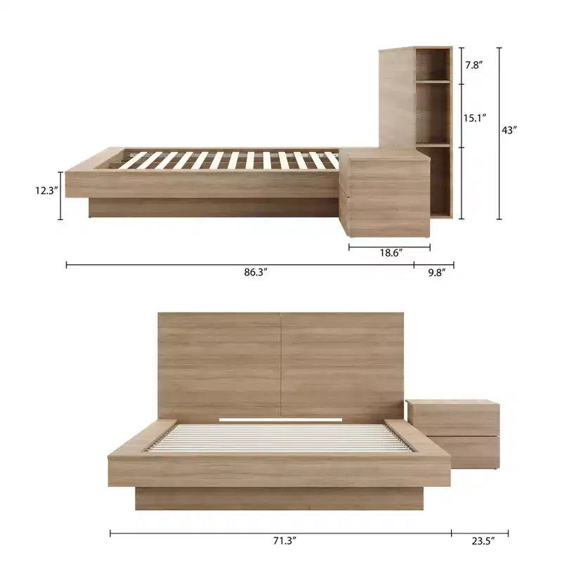 Nexera Queen 3pc Marconi Bedroom Set