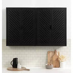 Kate & Laurel All Things Decor 22x28 Mezzeta Tall 2-Door Bath Cabinet
