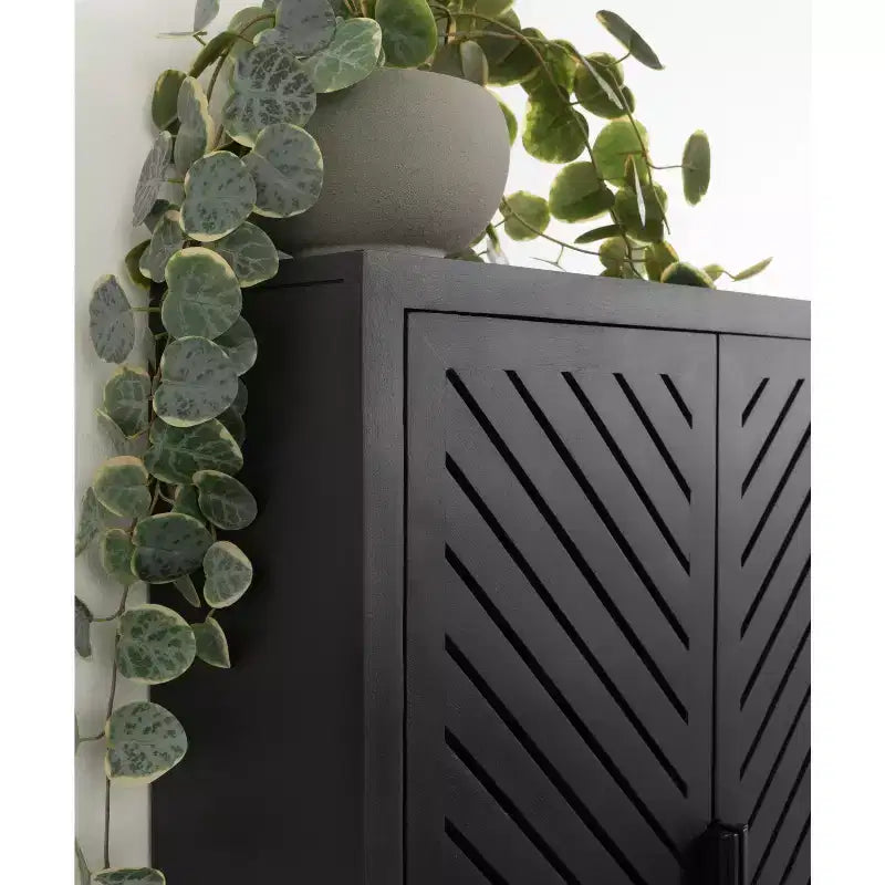 Kate & Laurel All Things Decor 22x28 Mezzeta Tall 2-Door Bath Cabinet