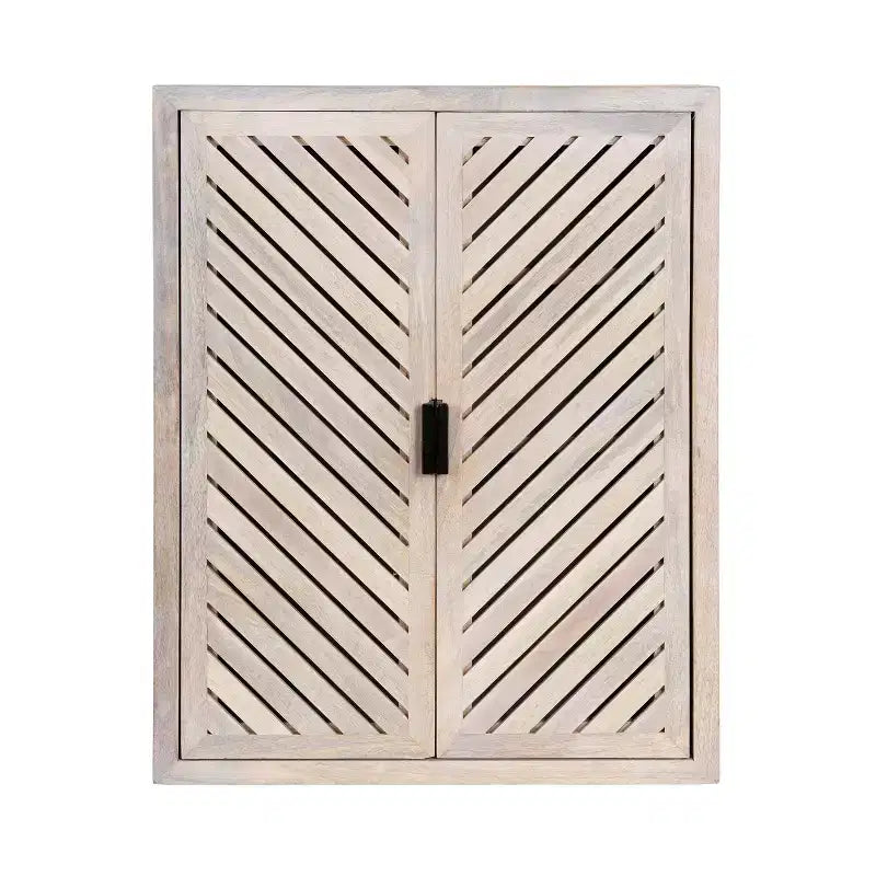 Kate & Laurel All Things Decor 22x28 Mezzeta Tall 2-Door Bath Cabinet