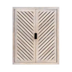 Kate & Laurel All Things Decor 22x28 Mezzeta Tall 2-Door Bath Cabinet