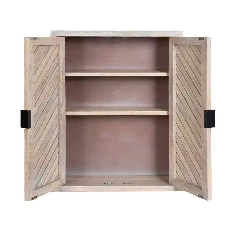 Kate & Laurel All Things Decor 22x28 Mezzeta Tall 2-Door Bath Cabinet