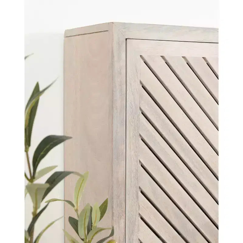 Kate & Laurel All Things Decor 22x28 Mezzeta Tall 2-Door Bath Cabinet
