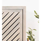 Kate & Laurel All Things Decor 22x28 Mezzeta Tall 2-Door Bath Cabinet