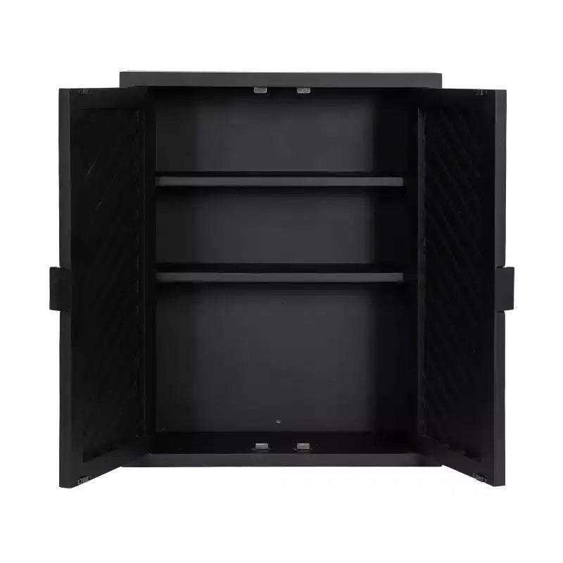 Kate & Laurel All Things Decor 22x28 Mezzeta Tall 2-Door Bath Cabinet