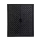 Kate & Laurel All Things Decor 22x28 Mezzeta Tall 2-Door Bath Cabinet