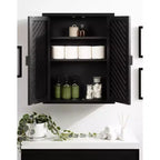Kate & Laurel All Things Decor 22x28 Mezzeta Tall 2-Door Bath Cabinet