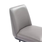 Manhattan Comfort Serena Leatherette Upholstered Metal Barstool