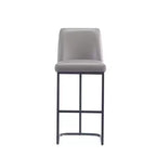 Manhattan Comfort Serena Leatherette Upholstered Metal Barstool