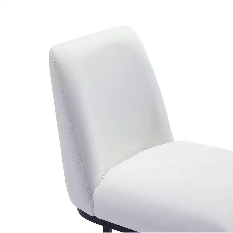 Manhattan Comfort Serena Leatherette Upholstered Metal Barstool