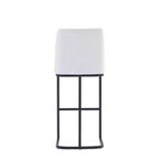 Manhattan Comfort Serena Leatherette Upholstered Metal Barstool
