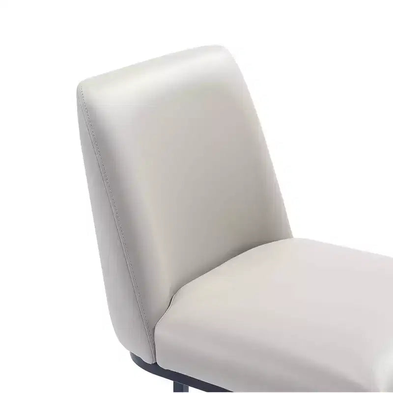 Manhattan Comfort Serena Leatherette Upholstered Metal Barstool