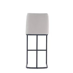 Manhattan Comfort Serena Leatherette Upholstered Metal Barstool