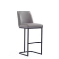 Manhattan Comfort Serena Leatherette Upholstered Metal Barstool