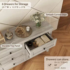 3-Piece Farmhouse Bedroom Sets, Full/Queen Size Platform Bed with Storage Nightstand and Dresser 4W - ModernLuxe