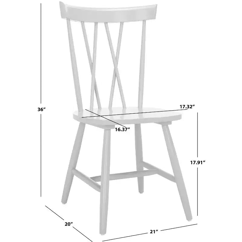 Friar Dining Chair (Set of 2) - DCH1401 - Safavieh