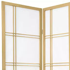 6 ft. Tall Double Cross Shoji Screen - Special Edition - (5 Panels)