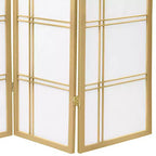 6 ft. Tall Double Cross Shoji Screen - Special Edition - (5 Panels)