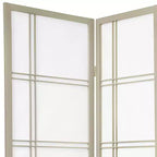 6 ft. Tall Double Cross Shoji Screen - Special Edition - (5 Panels)