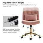 Nigel Modern Flannel Office Chair with Tilt and Adjustable Height Mecha|HULALA HOME