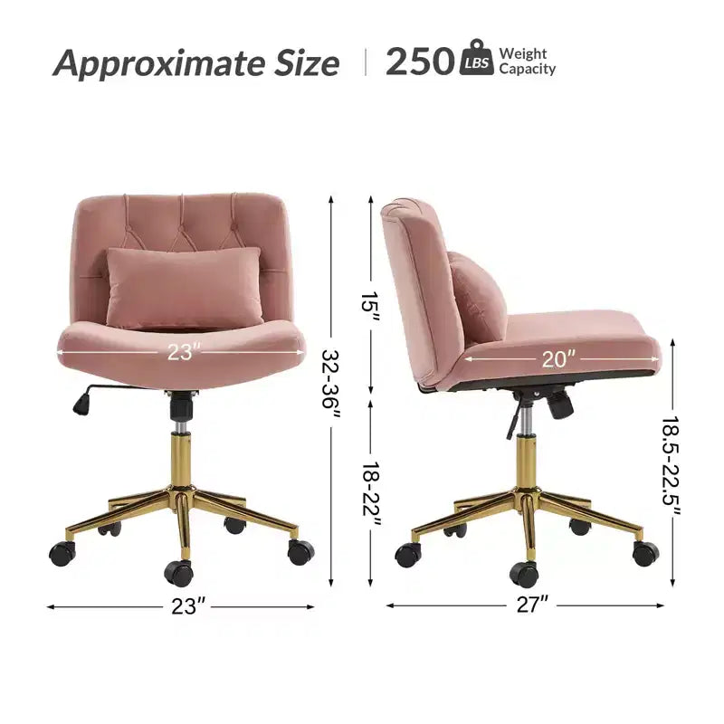 Nigel Modern Flannel Office Chair with Tilt and Adjustable Height Mecha|HULALA HOME