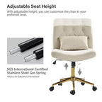 Nigel Modern Flannel Office Chair with Tilt and Adjustable Height Mecha|HULALA HOME