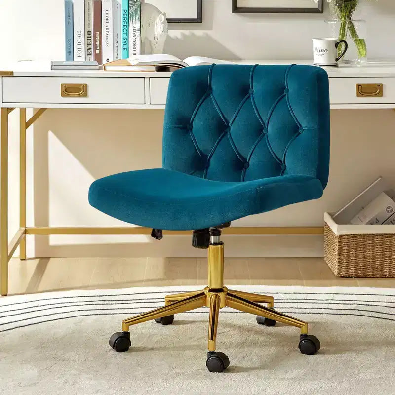 Nigel Modern Flannel Office Chair with Tilt and Adjustable Height Mecha|HULALA HOME