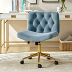 Nigel Modern Flannel Office Chair with Tilt and Adjustable Height Mecha|HULALA HOME