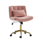Nigel Modern Flannel Office Chair with Tilt and Adjustable Height Mecha|HULALA HOME