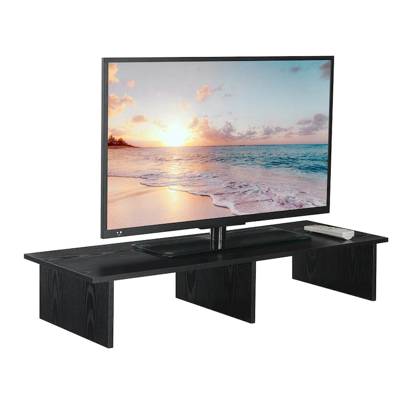 Alzatina per TV monitor, per TV fino a 46", truciolato con impiallacciatura melaminica, 42"L x 15,75"P x 8"H