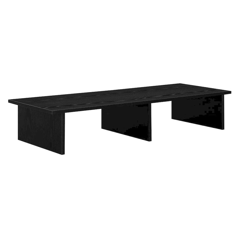 Alzatina per TV monitor, per TV fino a 46", truciolato con impiallacciatura melaminica, 42"L x 15,75"P x 8"H