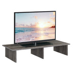 Alzatina per TV monitor, per TV fino a 46", truciolato con impiallacciatura melaminica, 42"L x 15,75"P x 8"H