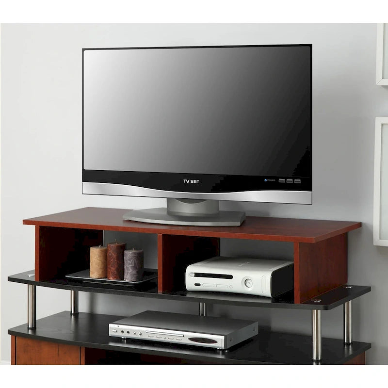 Alzatina per TV monitor, per TV fino a 46", truciolato con impiallacciatura melaminica, 42"L x 15,75"P x 8"H
