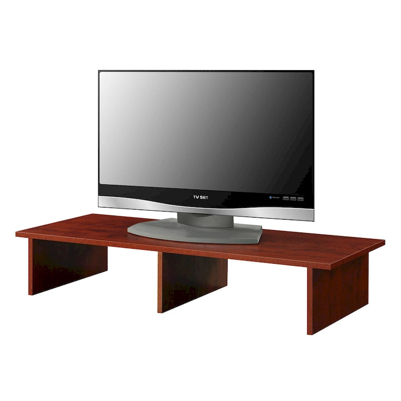 Alzatina per TV monitor, per TV fino a 46", truciolato con impiallacciatura melaminica, 42"L x 15,75"P x 8"H