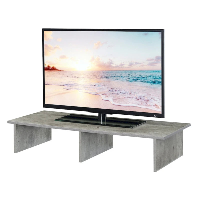 Alzatina per TV monitor, per TV fino a 46", truciolato con impiallacciatura melaminica, 42"L x 15,75"P x 8"H