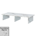 Alzatina per TV monitor, per TV fino a 46", truciolato con impiallacciatura melaminica, 42"L x 15,75"P x 8"H