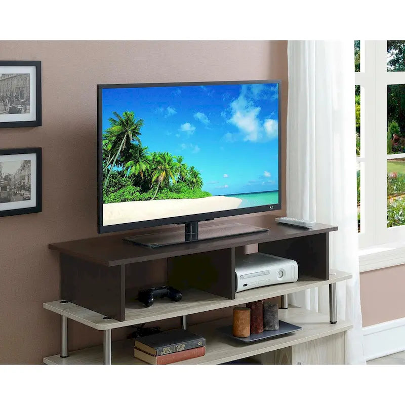 Alzatina per TV monitor, per TV fino a 46", truciolato con impiallacciatura melaminica, 42"L x 15,75"P x 8"H
