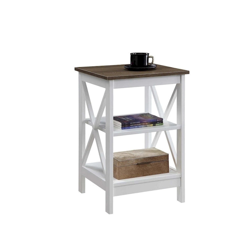 Convenience Concepts Tavolino Oxford con Ripiani