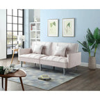 75.6 Divano letto convertibile in velluto Lovely Futon Love Seats