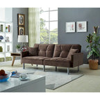 75.6 Divano letto convertibile in velluto Lovely Futon Love Seats
