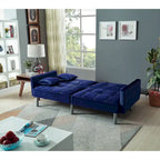 75.6 Divano letto convertibile in velluto Lovely Futon Love Seats