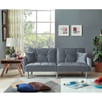 75.6 Divano letto convertibile in velluto Lovely Futon Love Seats