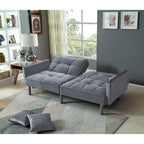 75.6 Divano letto convertibile in velluto Lovely Futon Love Seats