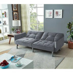 75.6 Divano letto convertibile in velluto Lovely Futon Love Seats