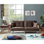75.6 Divano letto convertibile in velluto Lovely Futon Love Seats
