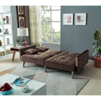 75.6 Divano letto convertibile in velluto Lovely Futon Love Seats