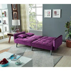 75.6 Divano letto convertibile in velluto Lovely Futon Love Seats