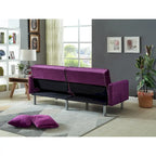 75.6 Divano letto convertibile in velluto Lovely Futon Love Seats